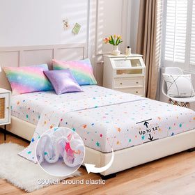 A Nice Night soft microfiber fabric feels gentle on skin for cozy nights.