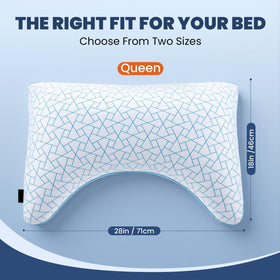 A-Pce adjustable loft foam demonstrates easy height customization for different sleepers.