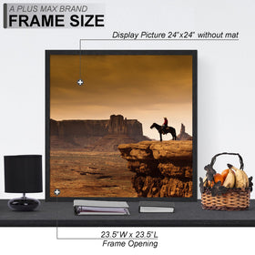 A PLUS MAX square 24x24 frame protective cover closeup reveals clear, durable shield.