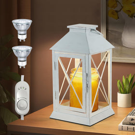 Aaffkaa Candle Warmer Lamp, front view, timer for safe, flame-free ambiance.