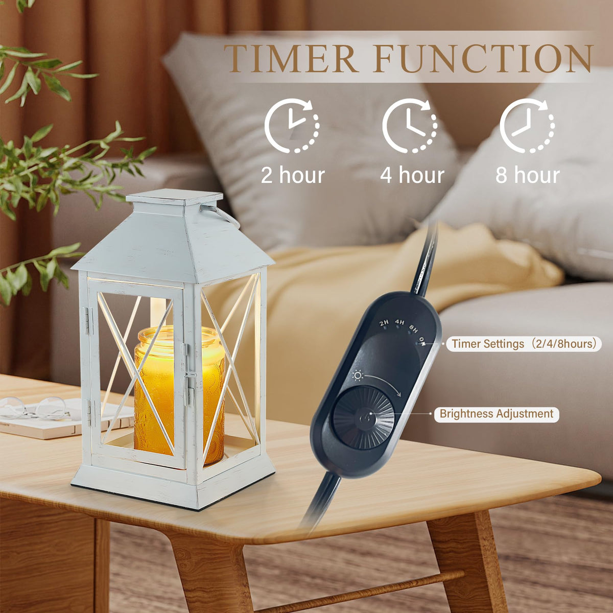 Aaffkaa Candle Warmer Lamp hanging design demonstrates versatile placement.