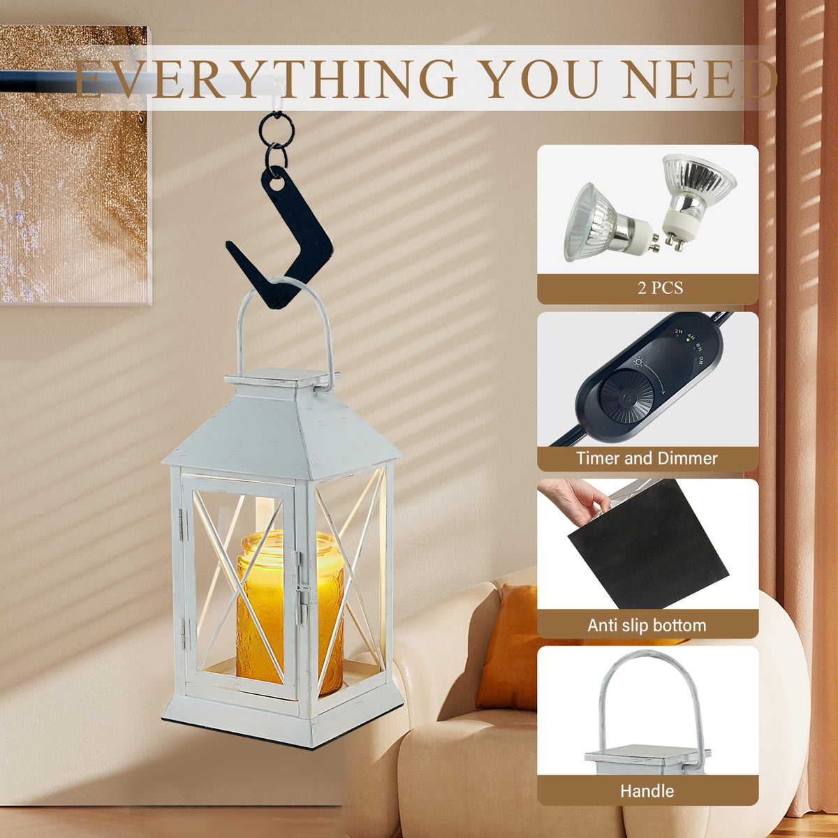 Aaffkaa Candle Warmer Lamp packaging highlights ready-to-use design.