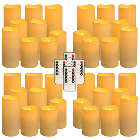 Aamdkcyu 36-pack candles for dramatic indoor and outdoor decor