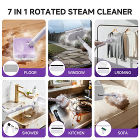 AAOBOSI steam mop and 11 accessories included