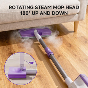 AAOBOSI steam mop with 350ml tank for extended cleaning