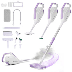 AAOBOSI steam mop on hardwood floor for chemical-free cleaning
