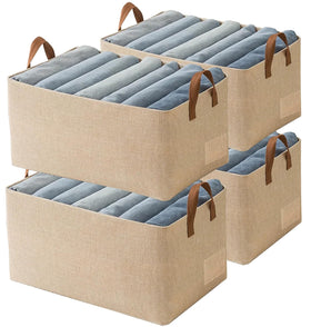 AARAINBOW linen closet organizer with steel frame keeps shelves neat and sturdy.