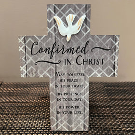 Abbey Gift wood cross with dove accent adds a reverent focal point in any room for reflection.