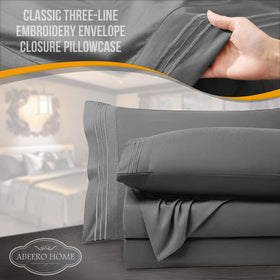 Abeero Home elastic corner straps secure the sheet in place