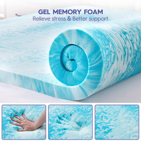 ABENE cooling gel swirl memory foam delivers refreshing sleep comfort.