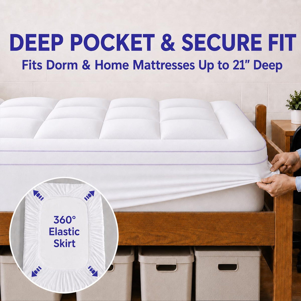 ABENE soft microfiber cover provides skin-friendly softness and breathability