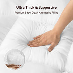 ABENE topper uses cooling hollow-fiber fill for air circulation and cooling.