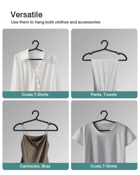 ABHENG space-saving hangers maximize closet organization in small spaces.