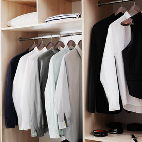 ABHENG closet organization solution helps keep garments neat.