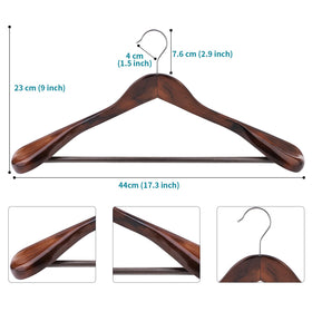 ABHENG dark walnut finish adds natural elegance to wardrobes.