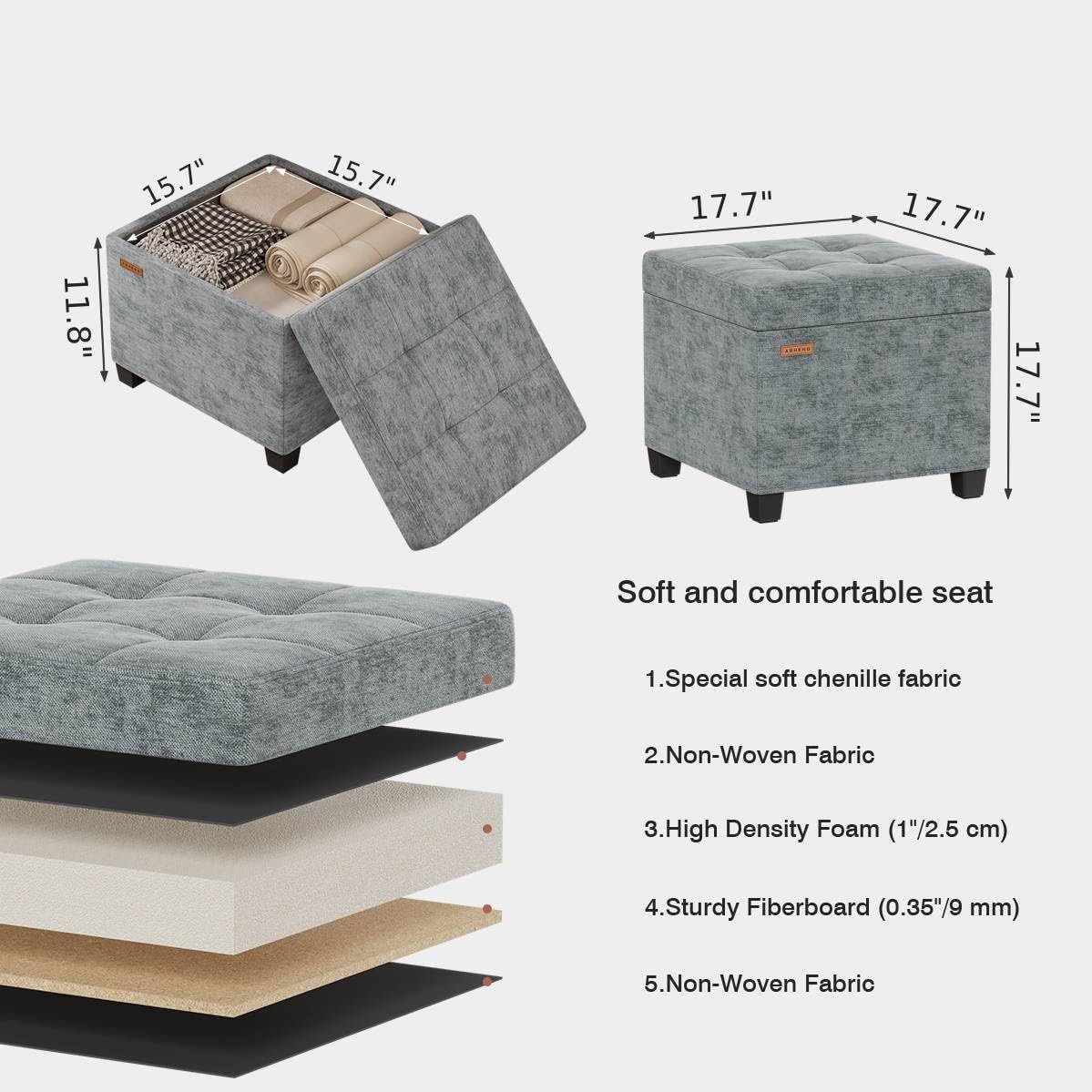 ABHENG lid clip system secures storage and prevents shifting
