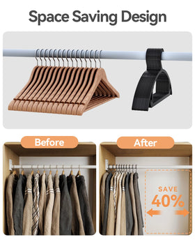 ABHENG space-saving slim design maximizes closet space