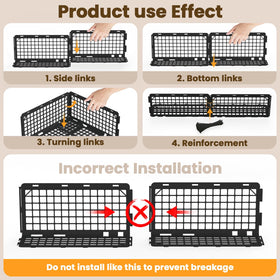 Abiglifty easy tool-free installation with non-slip base protects floors.