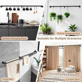Abiglifty 22-pound capacity supports heavier drapes with confidence.