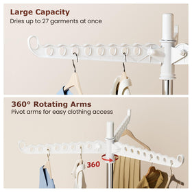 Abiglifty sturdy plastic drying rack built for longevity.