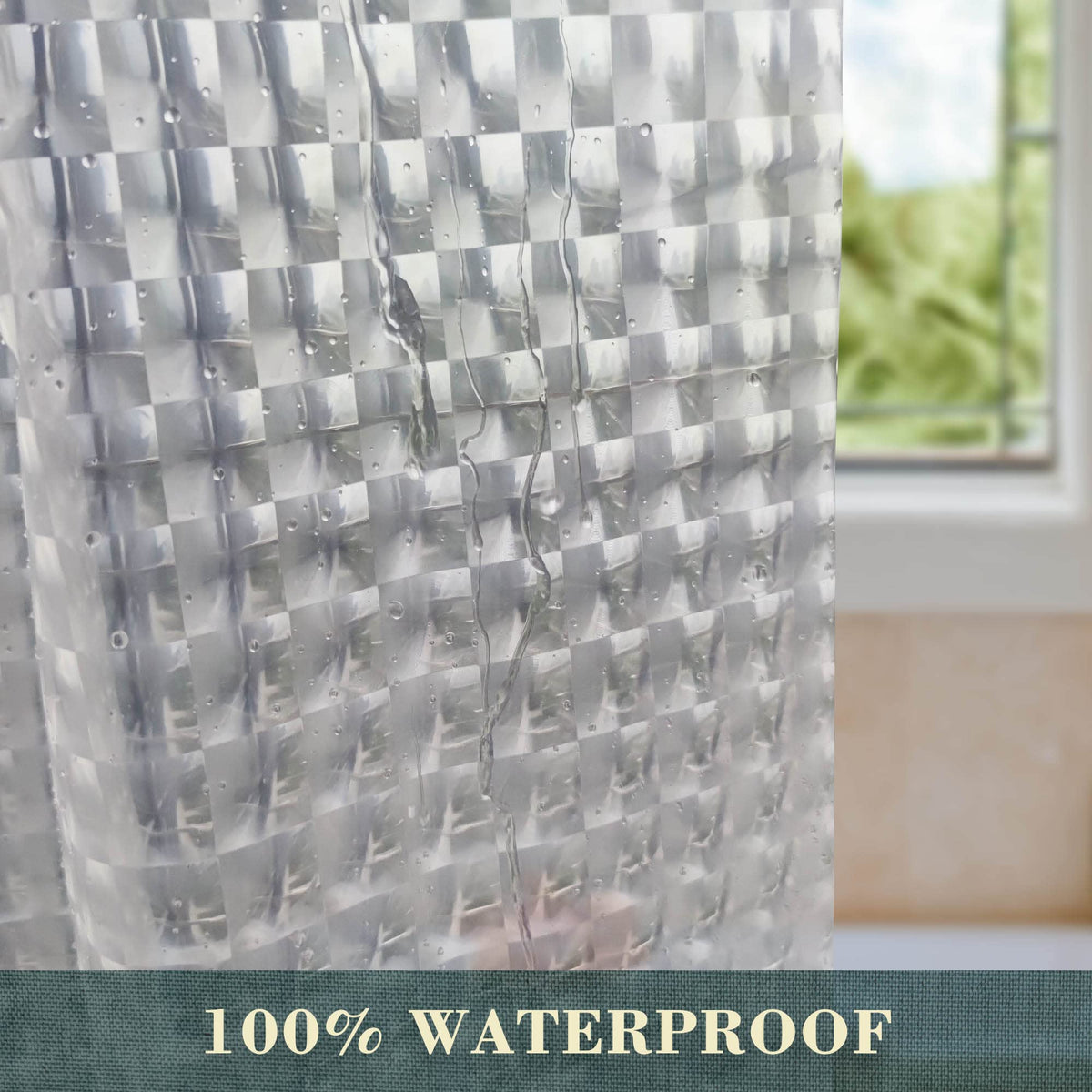 ABLUE EVA material close-up, odorless and PVC-free for healthier bathroom.