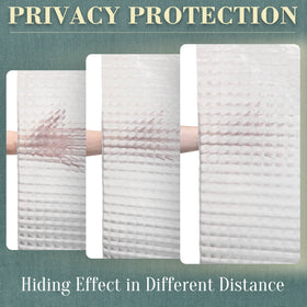 ABLUE curtain waterproof and quick-dry features reduce moisture buildup after showers.