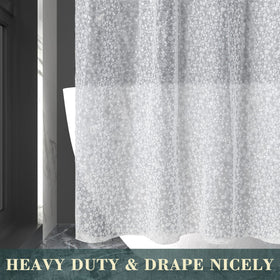 ABLUEN standard 71x74 size fits most showers and rods.