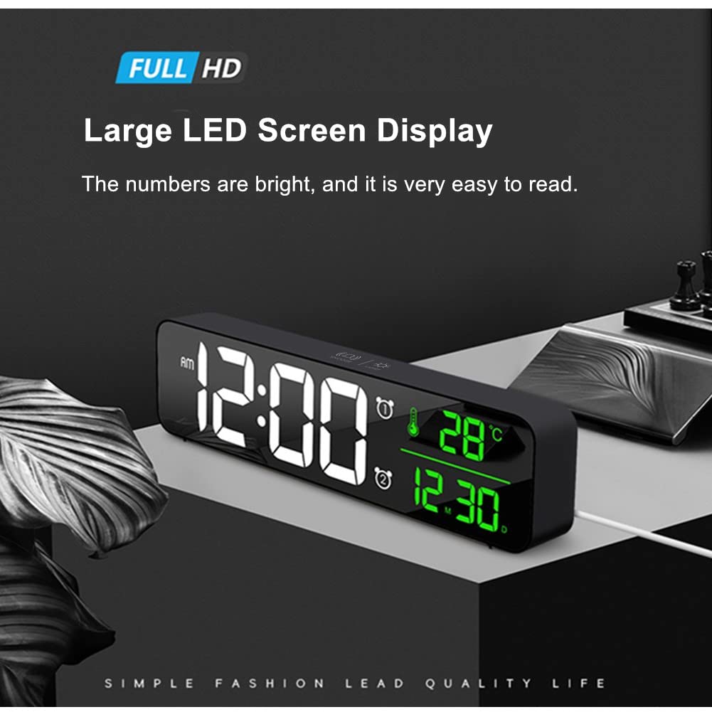 Abovsare digital clock brightness dimmer control for comfortable viewing