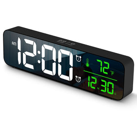 Abovsare digital clock large display front view showing easy readability