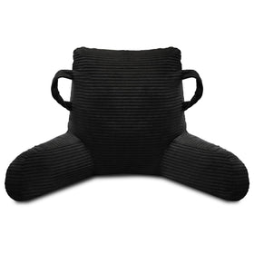 ABROLOY reading pillow in bed setup provides comfy back support for reading