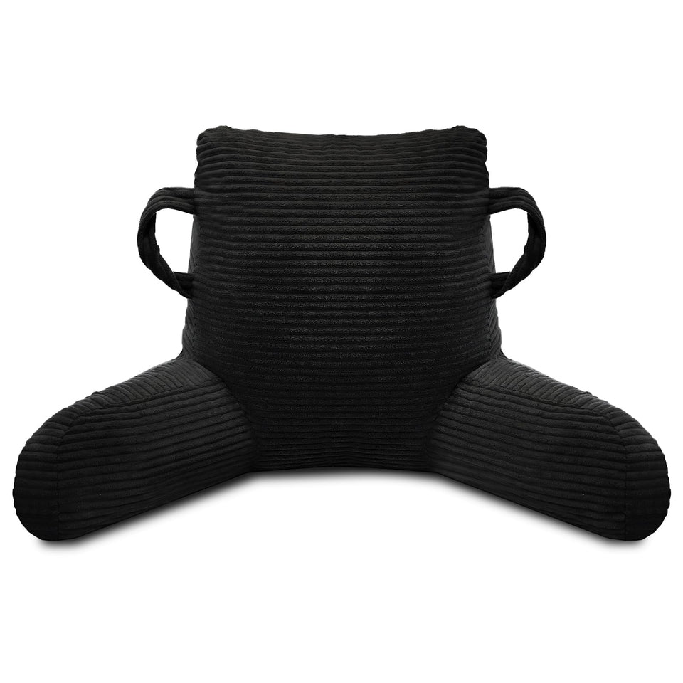ABROLOY reading pillow in bed setup provides comfy back support for reading