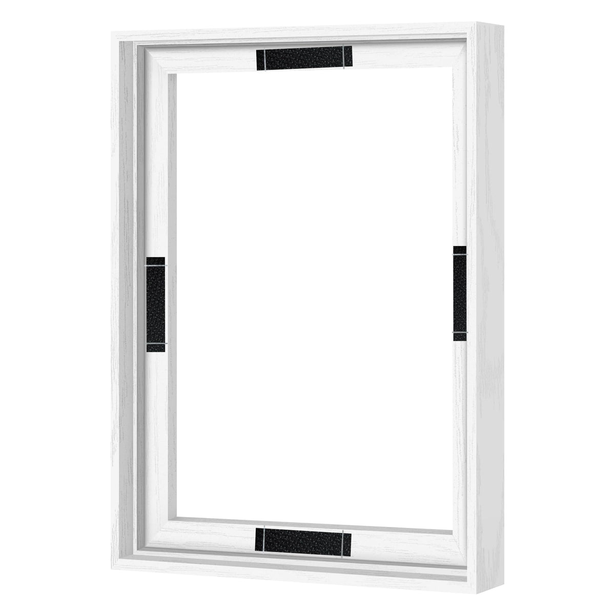 Abtgt 12x16 canvas floating frame front view with clean white finish for art display