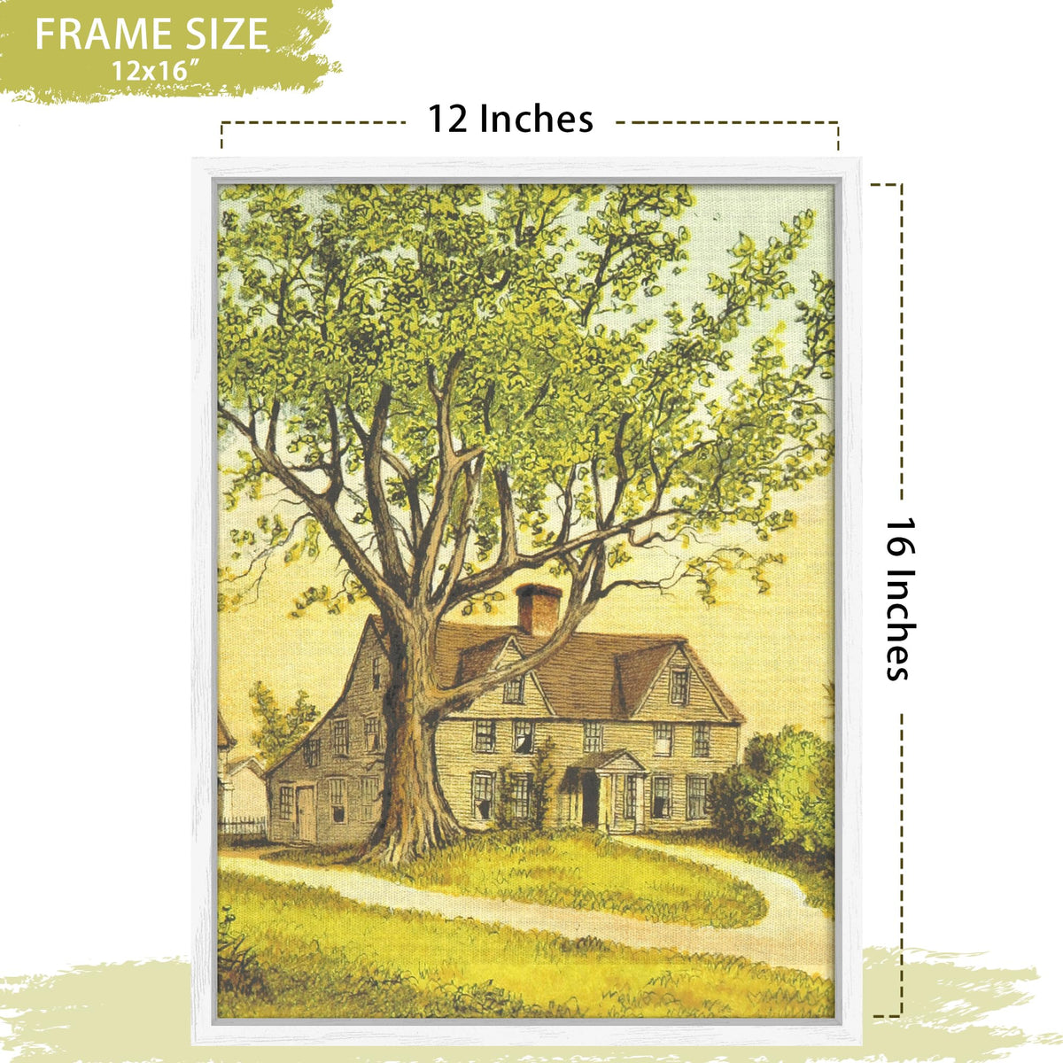 Abtgt 12x16 canvas frame horizontal hanging for gallery layout
