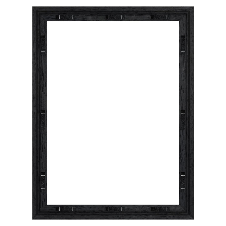 Abtgt 16x20 canvas frame front view with black floater edge for elegant display