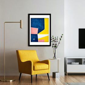Abtgt frame without mat shows bold 20x30 poster presentation.