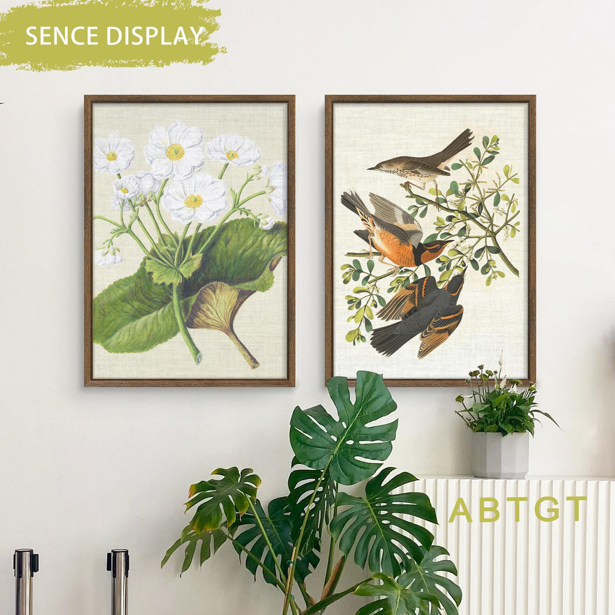 Abtgt versatile display for vertical or horizontal layouts with this frame.