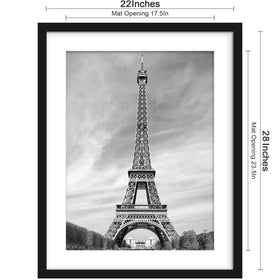 Abtgt 18x24 frame with mat showing clean border detail