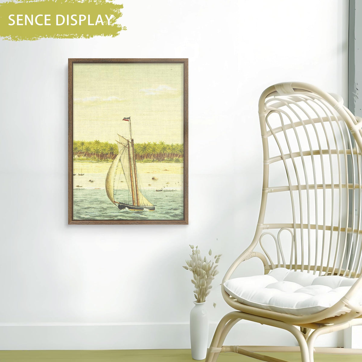 Abtgt ideal for showcasing canvas paintings in home galleries and studios.