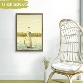 Abtgt ideal for showcasing canvas paintings in home galleries and studios.