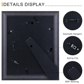 Abtgt 8x10 frame tabletop stand enables versatile desk display