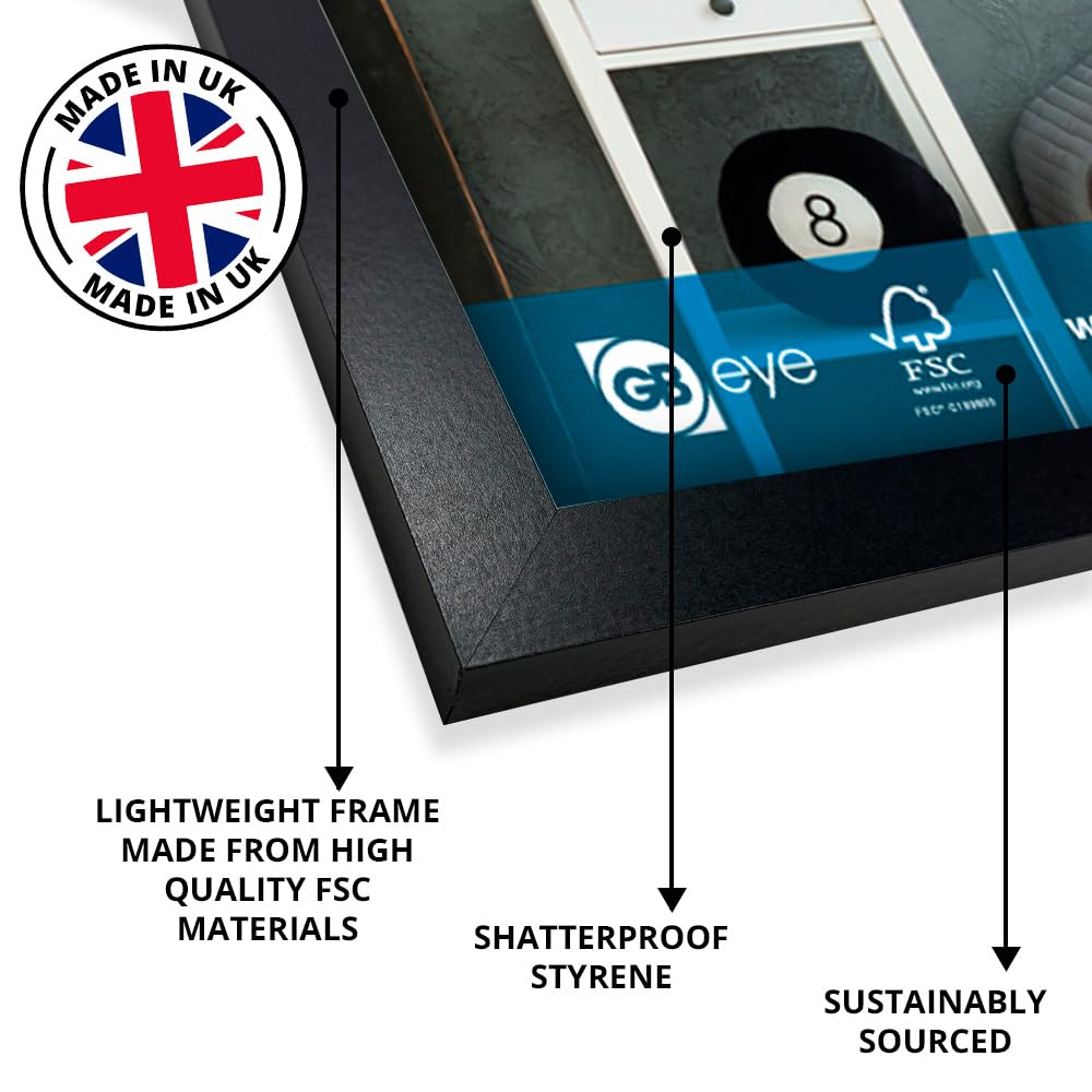 ABYSTYLE GB Eye frame vertical hanging demonstrates versatile wall mounting