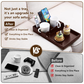 Acanacle cup holder tray ideal for movie nights and snacks.