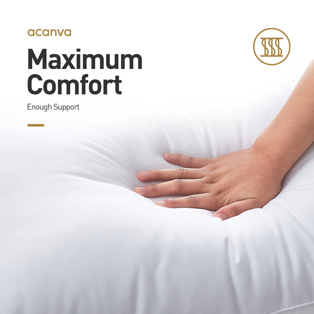 Acanva pillow demonstrates neck and head alignment for side sleepers.