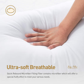 Acanva machine-washable pillow insert for easy care and freshness