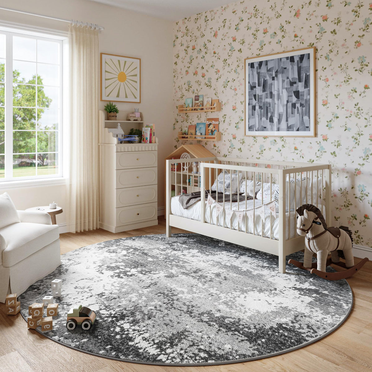 Stain-resistant surface helps keep living areas fresh through spills.