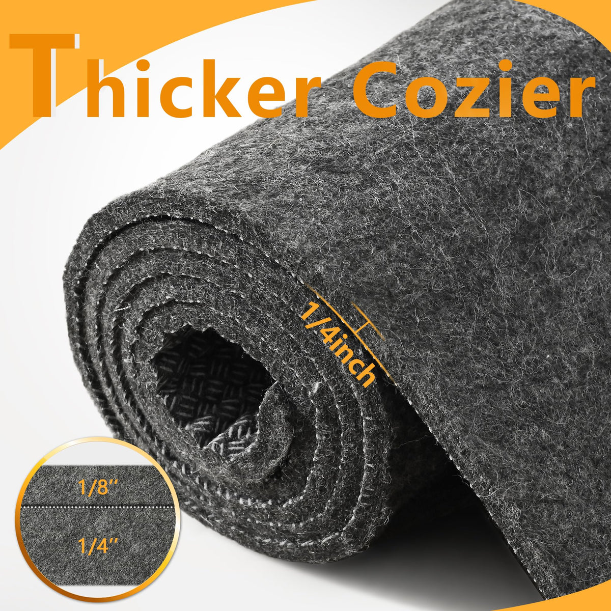 Acapet rug pad silicone backing secures rugs on hardwood floors