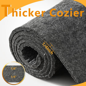 Acapet rug pad silicone backing secures rugs on hardwood floors