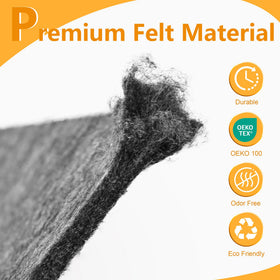 Acapet underlay on hardwood protects rug and surface