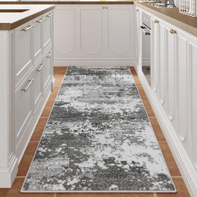 Acapet entryway rug with non-slip back to protect floors.