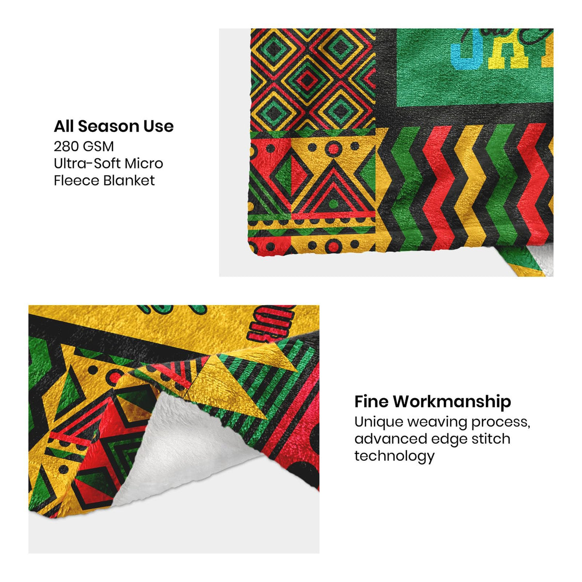 ACBEAT easy-care blanket is machine washable for busy households.